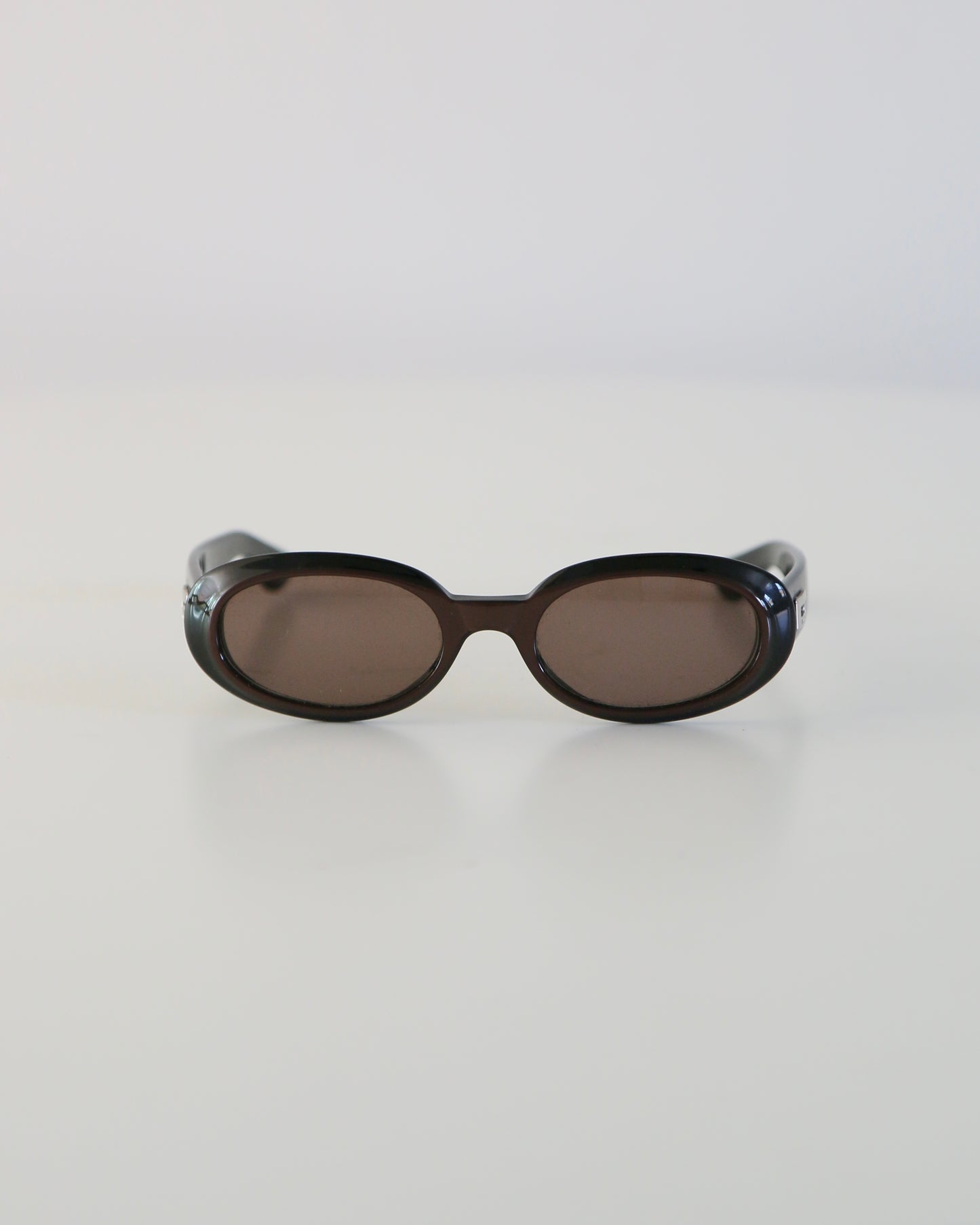 Gucci Dark Brown Round Sunglasses