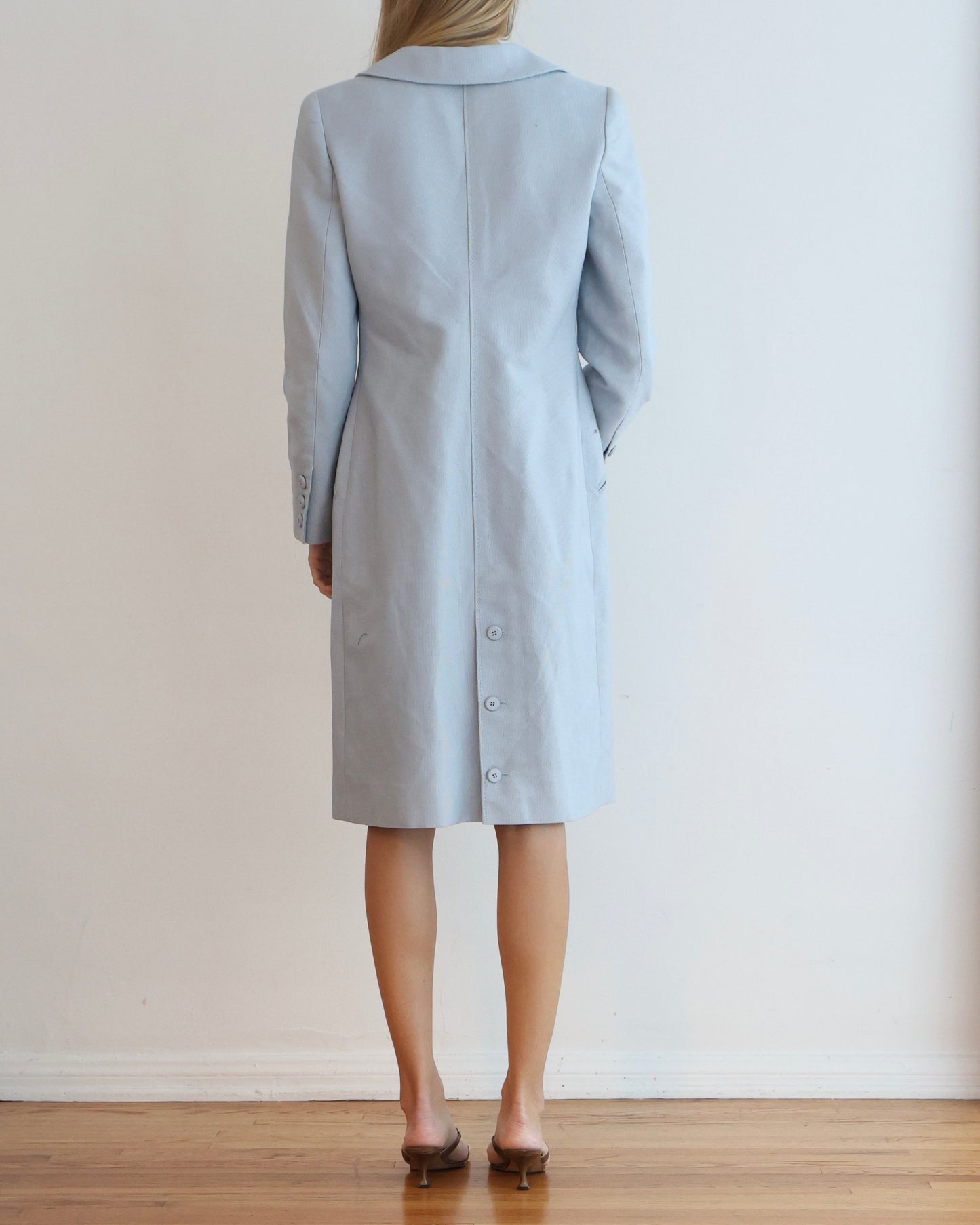 Valentino Blue Dress + Suit Set