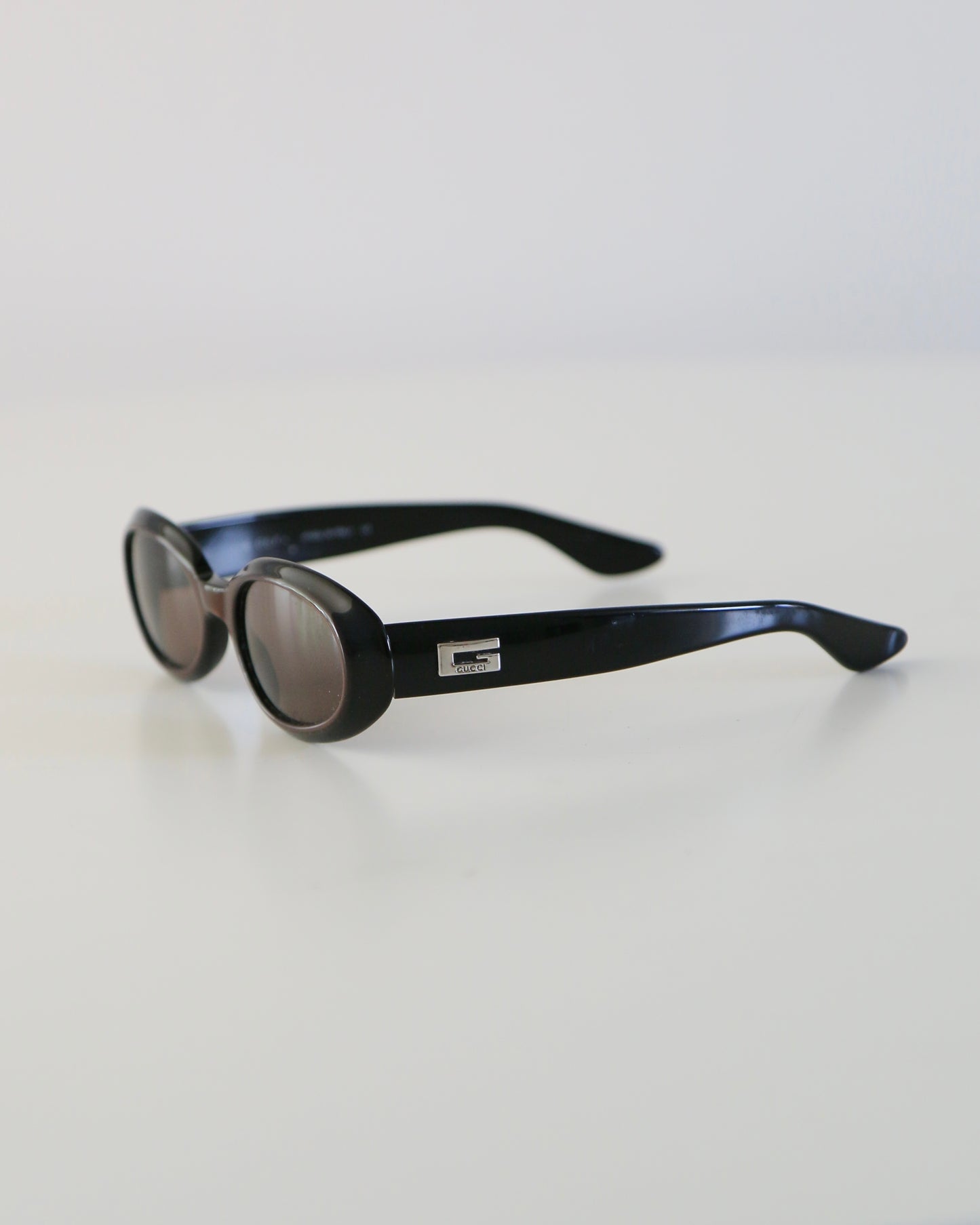 Gucci Dark Brown Round Sunglasses