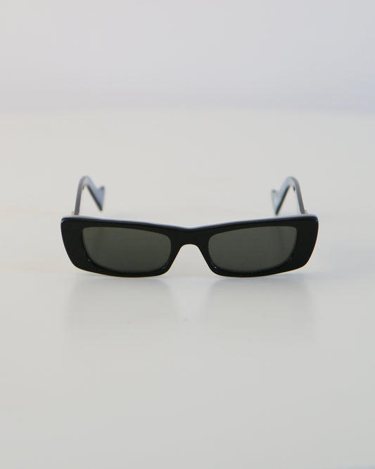 Gucci Black Rectangular Sunglasses