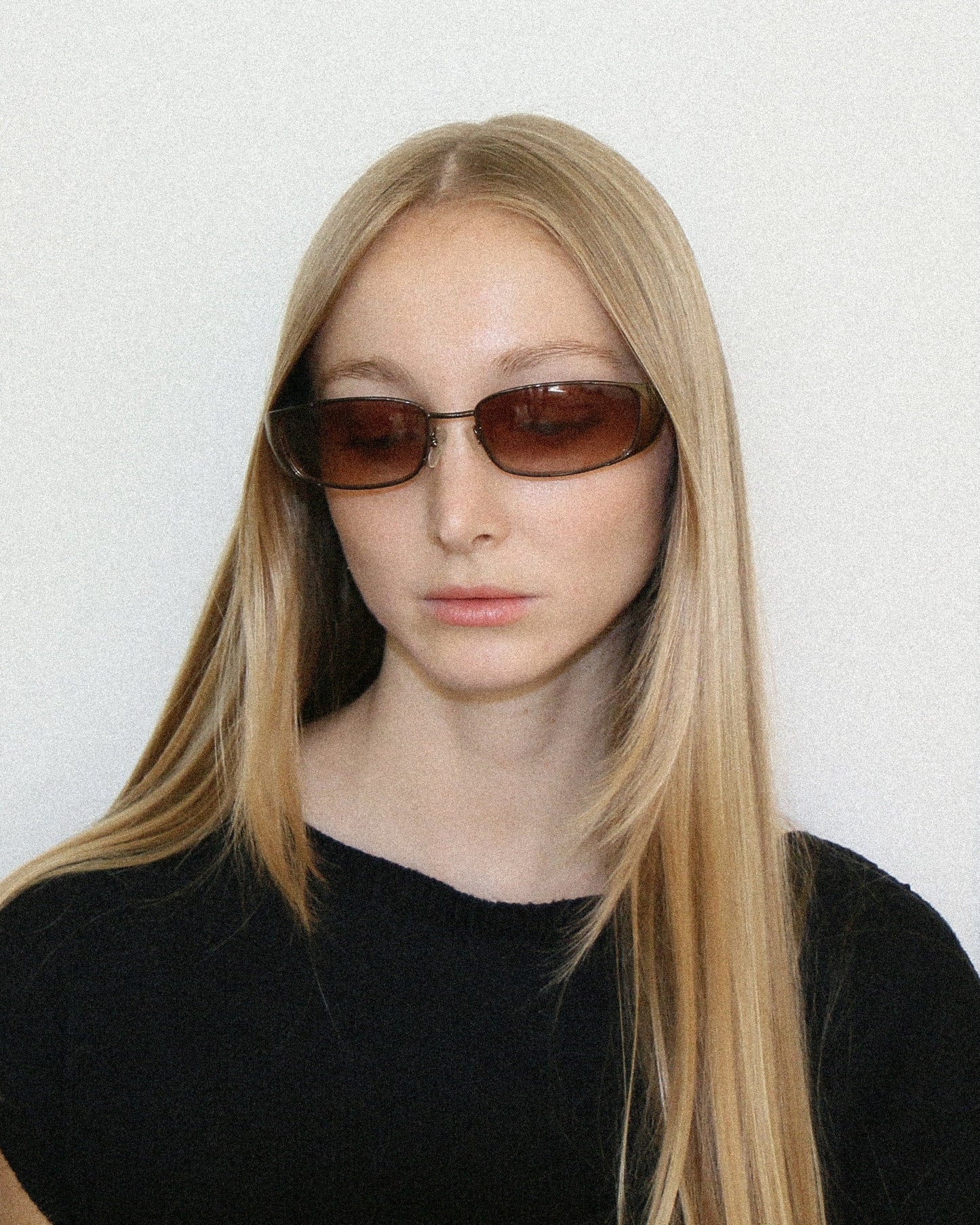 Gucci Brown Metal Sunglasses
