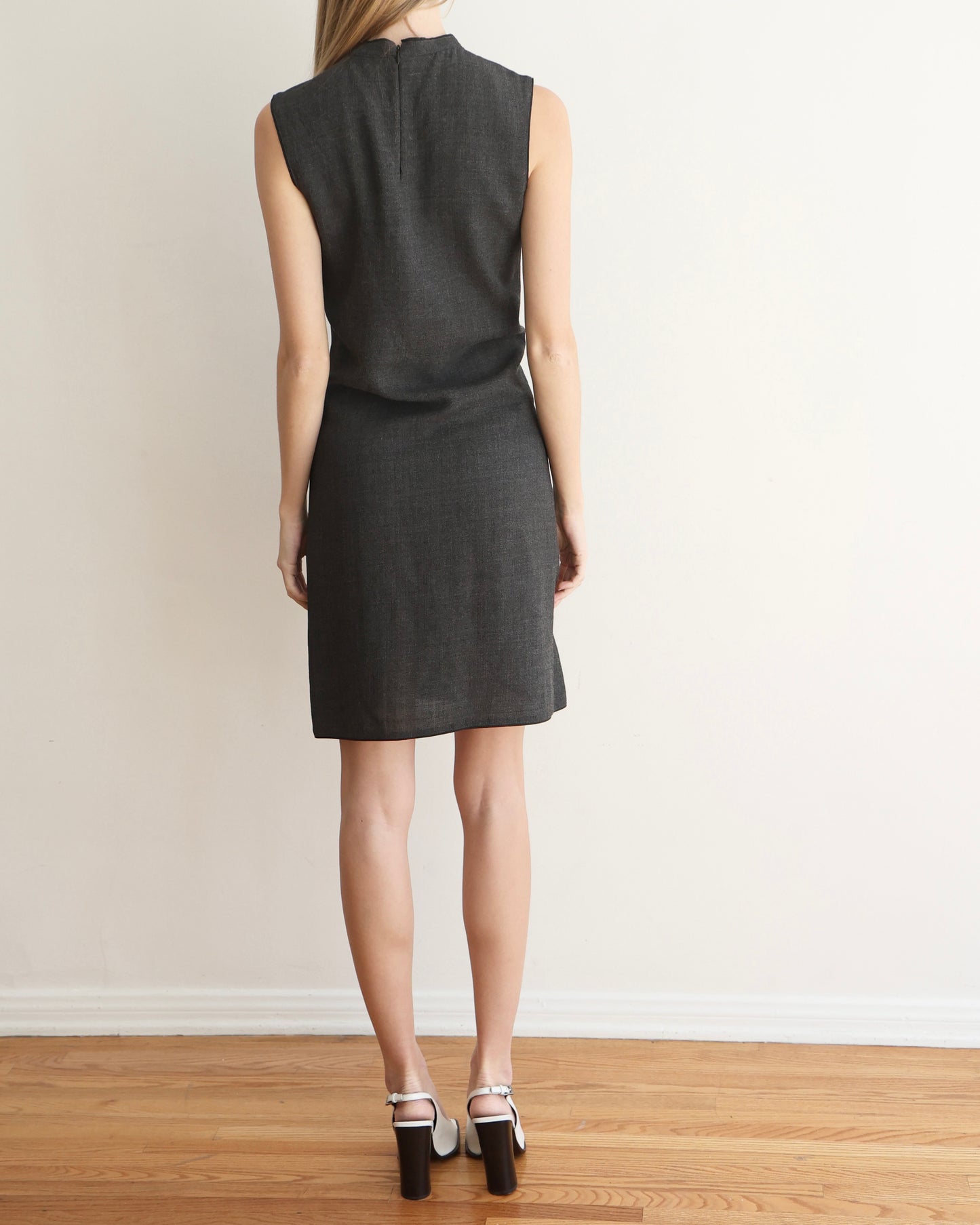Miu Miu Gray 1993 Slip Dress