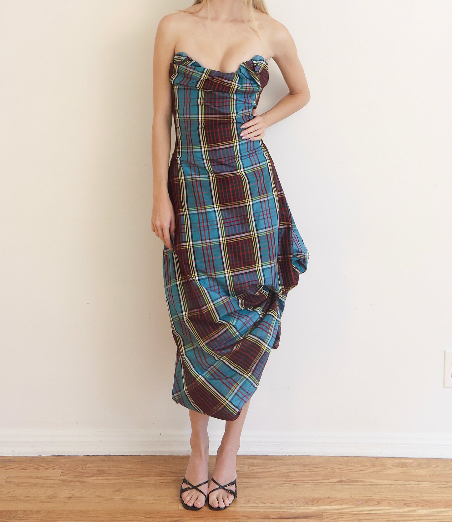 Vivenne Westwood Plaid Corset Dress