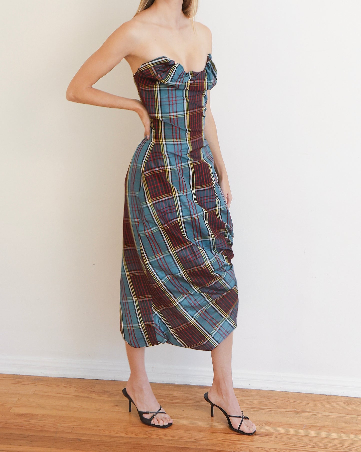Vivenne Westwood Plaid Corset Dress