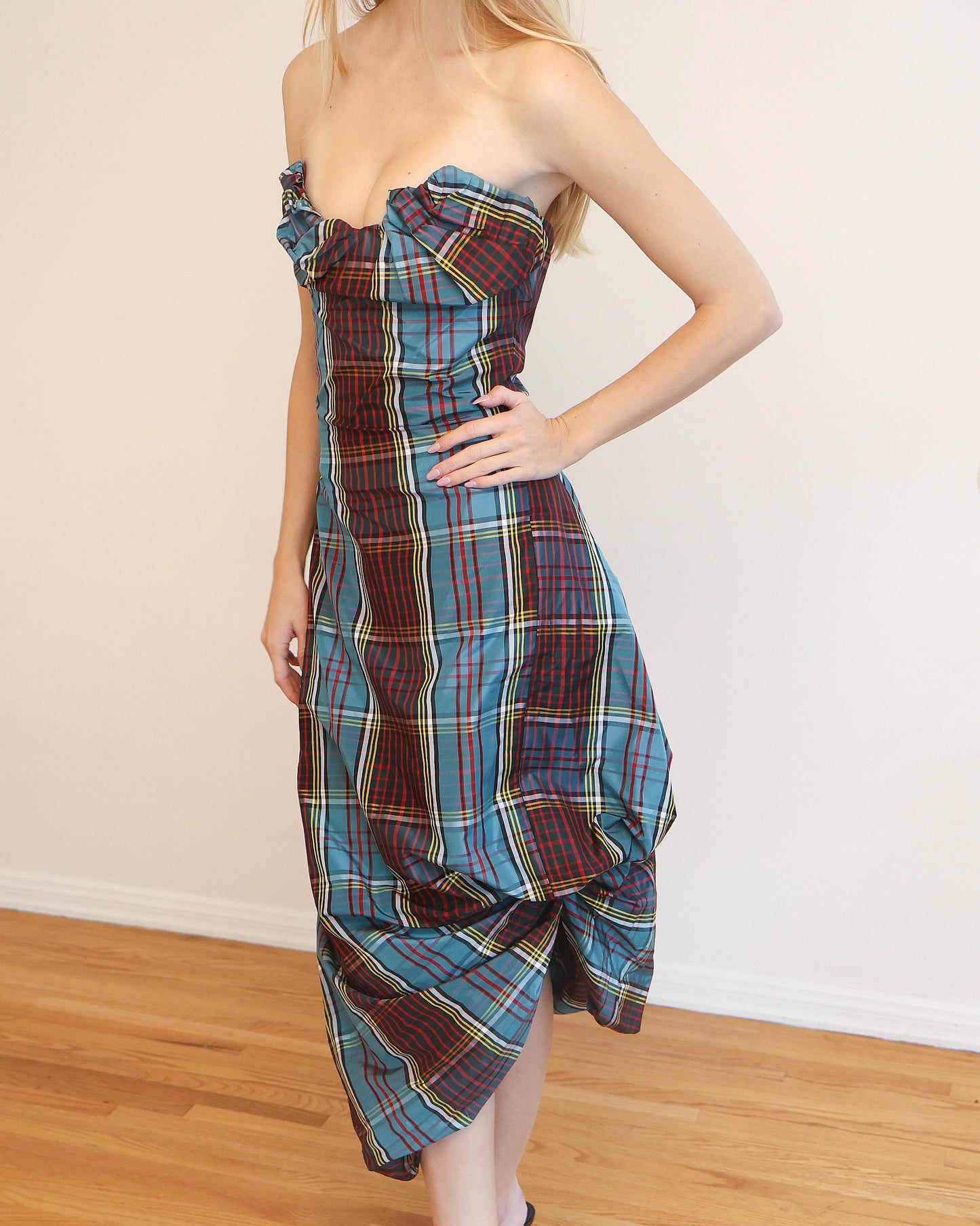 Vivenne Westwood Plaid Corset Dress