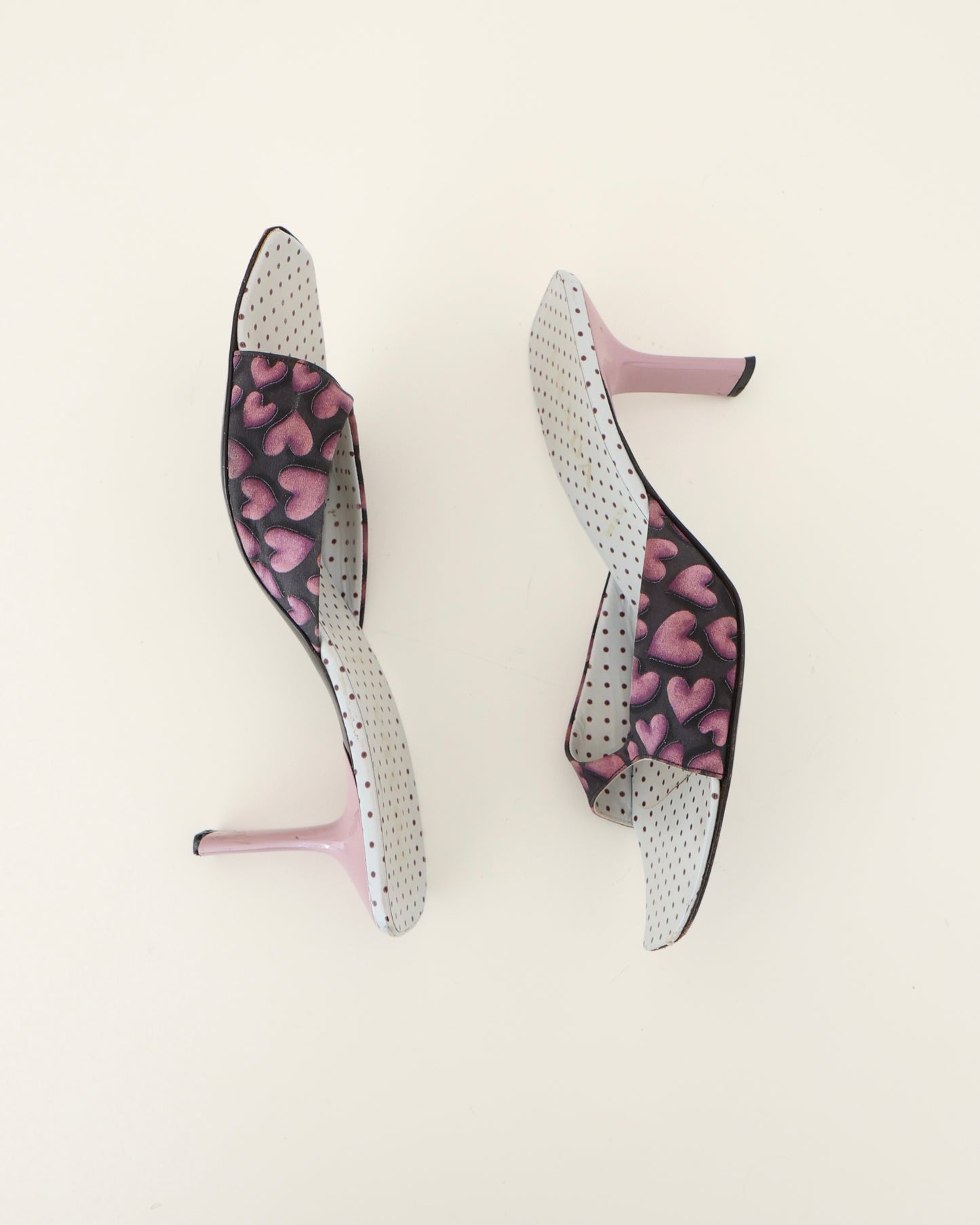 Prada Purple Heart Heels 40