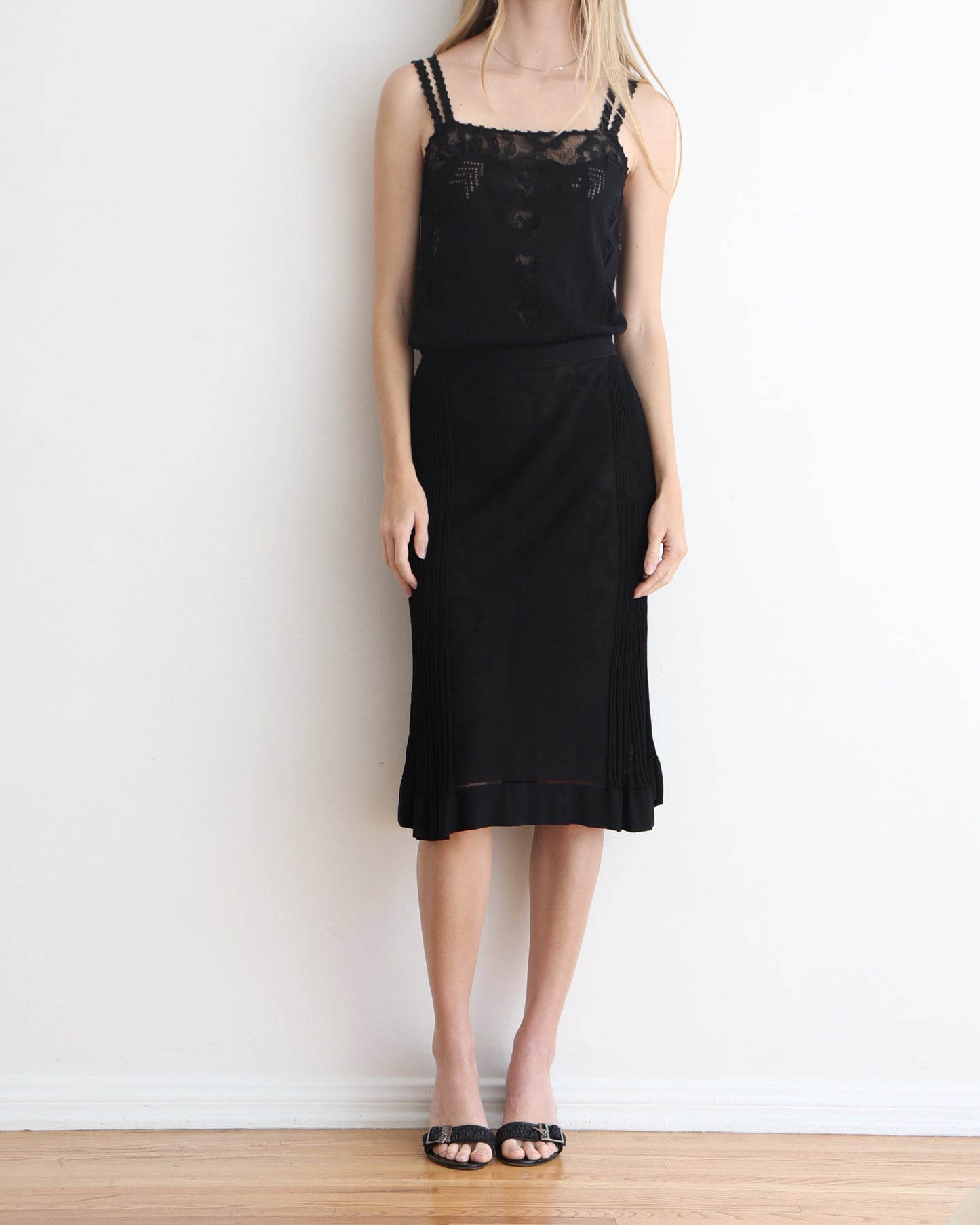 Chanel Black Drop Waist Dress