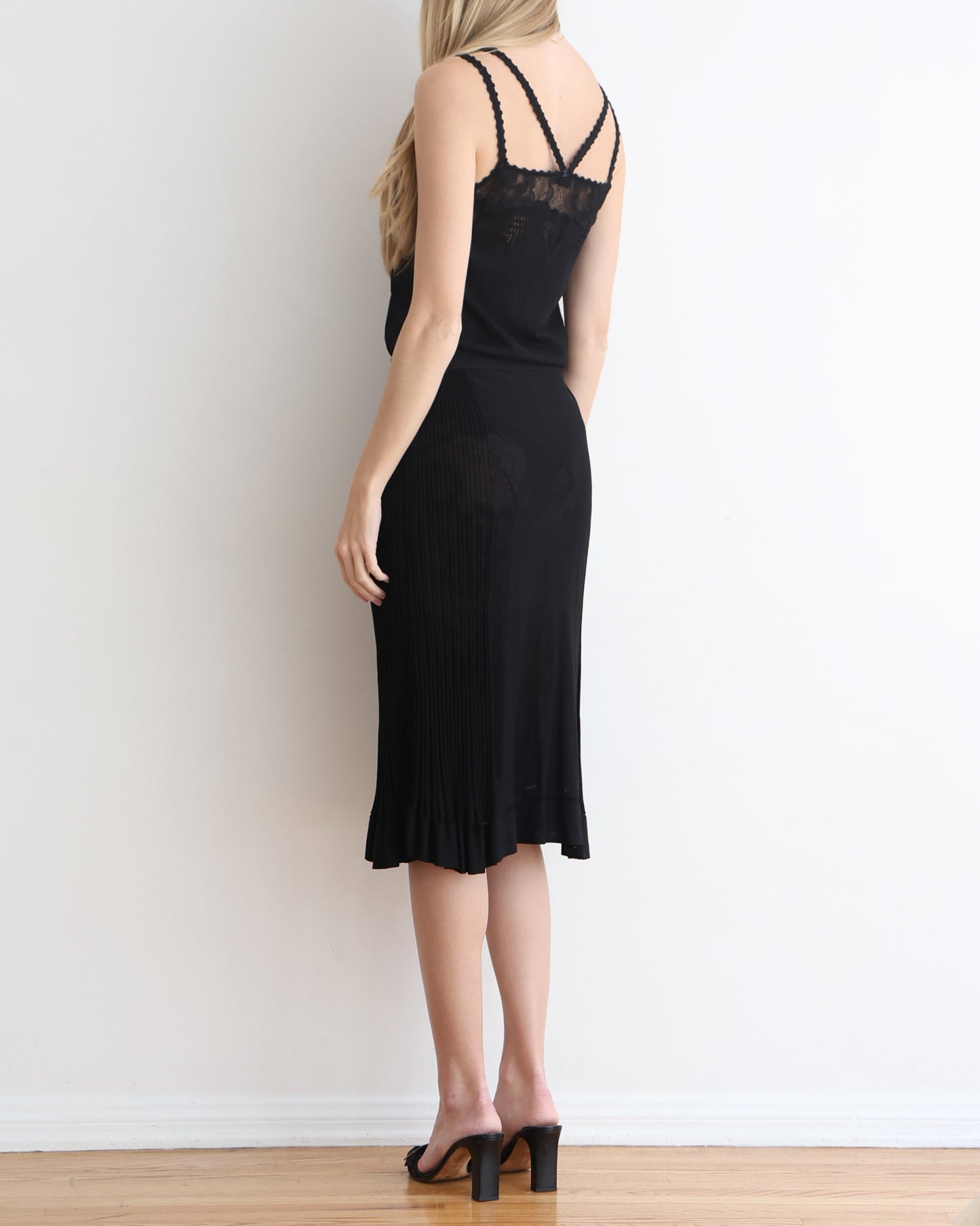 Chanel Black Drop Waist Dress