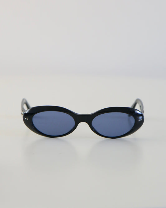 Gucci Black Round Sunglasses