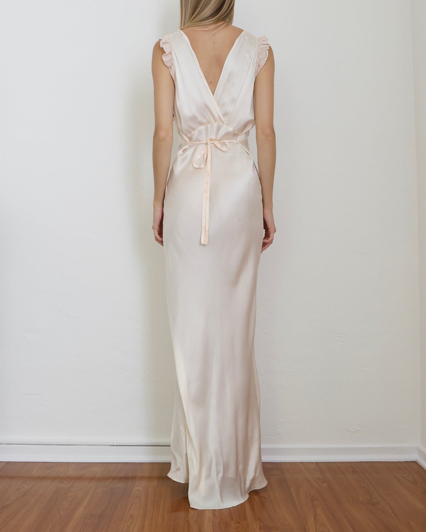 Petal Pink Slip Dress S