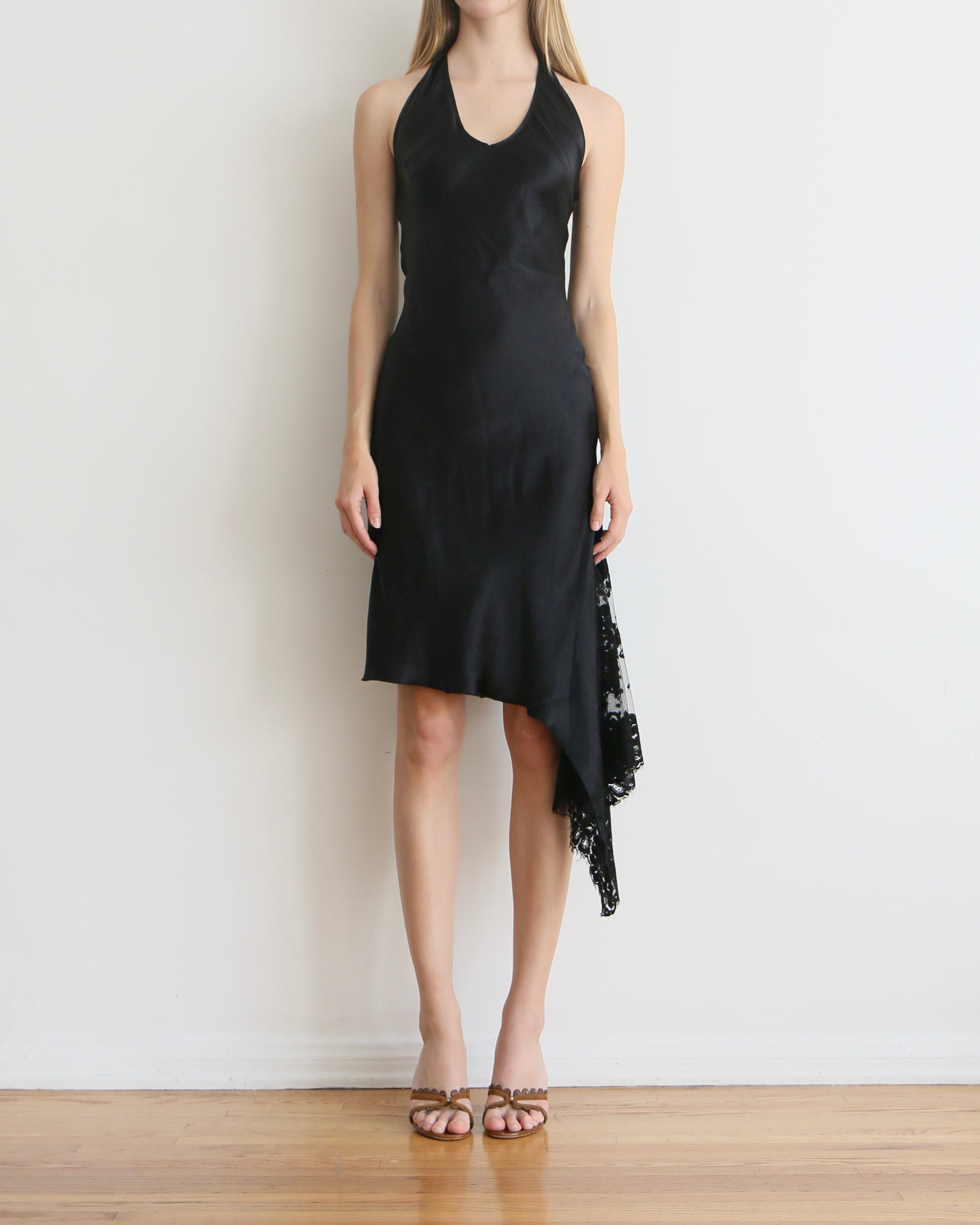 Vintage Chanel Asymmetrical Silk Dress Vintage Chanel Asymmetrical Silk Dress