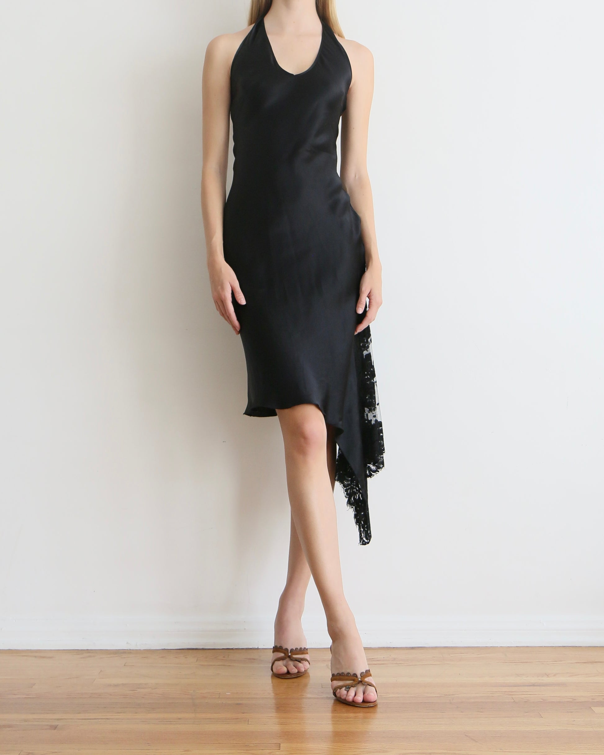 Vintage Chanel Asymmetrical Silk Dress 10-Day Rental/Try-On / Unknown / X-Small