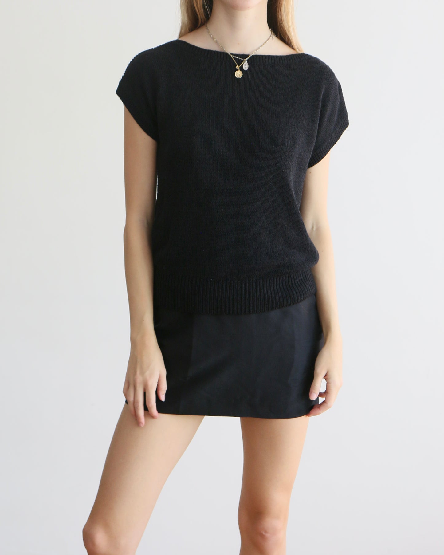 Dior Boat Neck Knit Top