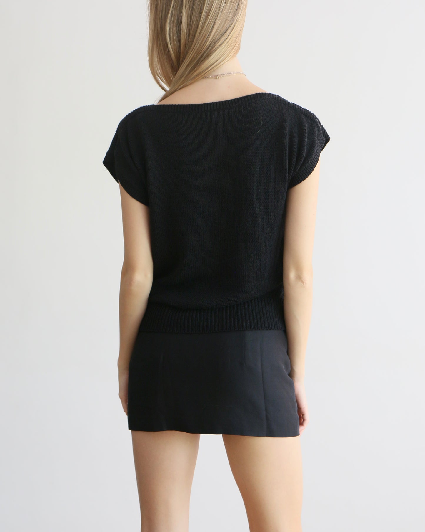 Dior Boat Neck Knit Top