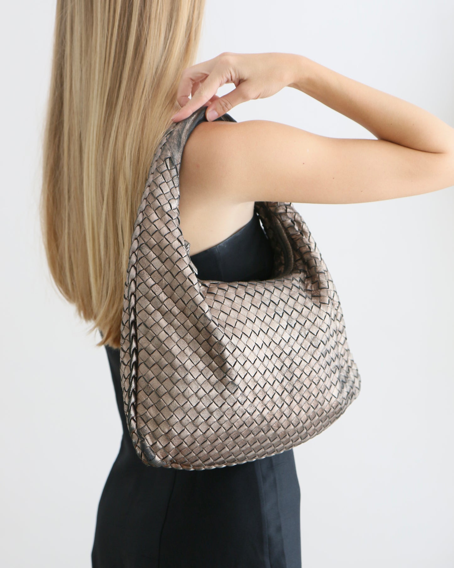 Bottega Veneta 2000's Purple Intrecciato Hobo Bag · INTO