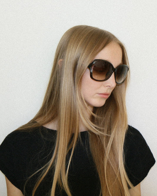 Gucci Brown Oversized Sunglasses