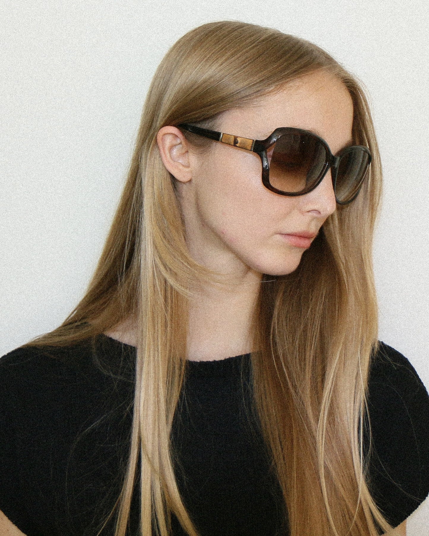Gucci Brown Oversized Sunglasses