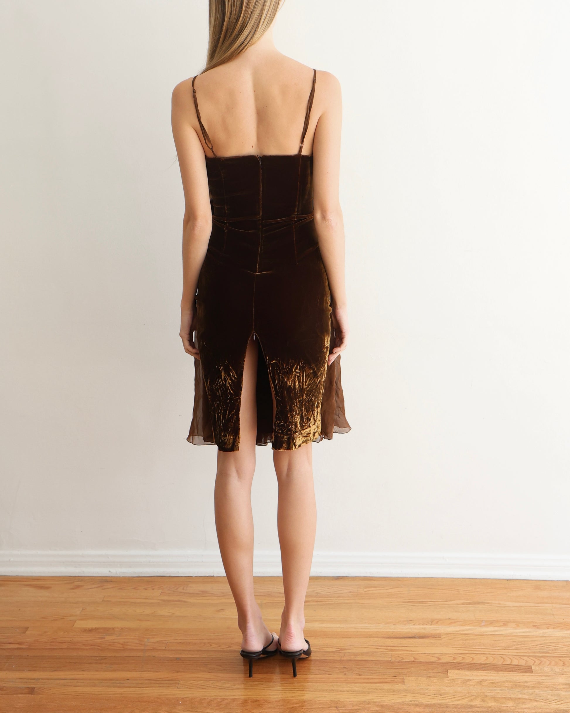 Vintage Jean Paul Gaultier Brown Dress – Chloe Vintage Vintage Jean Paul Gaultier Brown Dress – Chloe Vintage