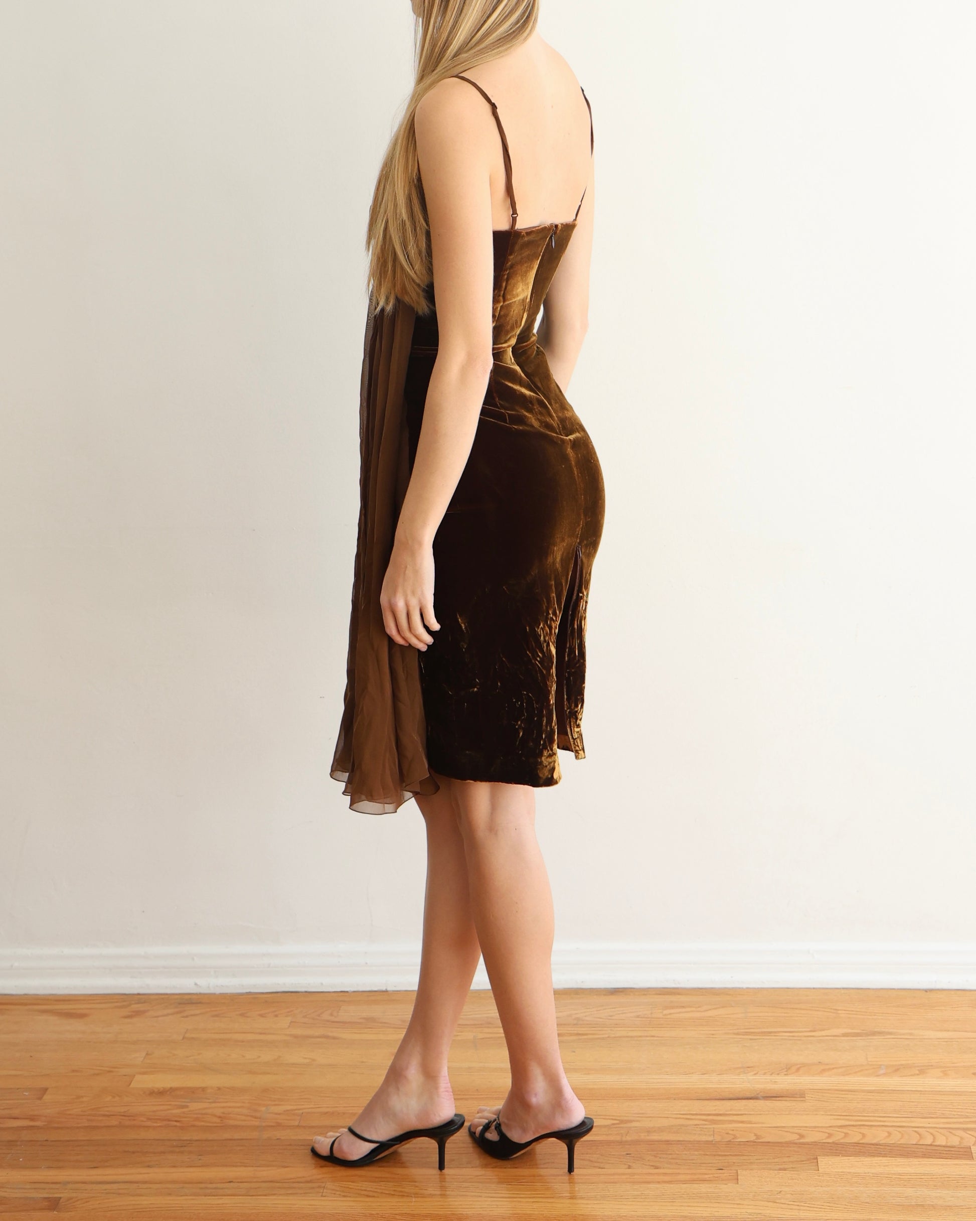 Vintage Jean Paul Gaultier Brown Dress Chloe Vintage Vintage Jean Paul Gaultier Brown Dress Chloe Vintage