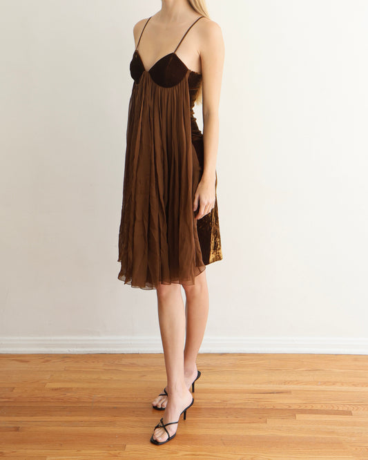 Jean Paul Gaultier Brown Dress