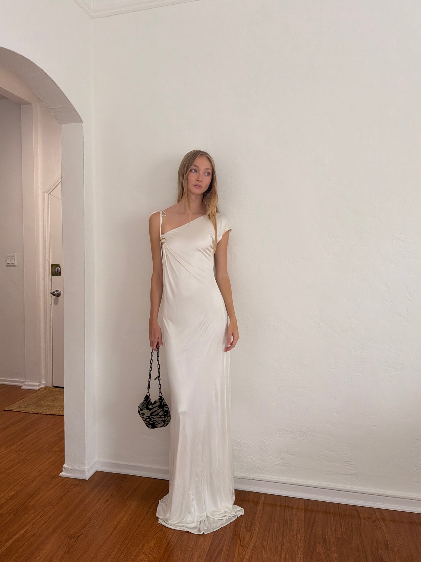 Roberto Cavalli White Gown
