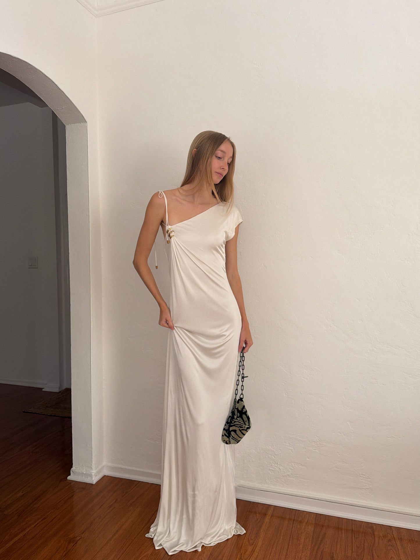 Roberto Cavalli White Gown