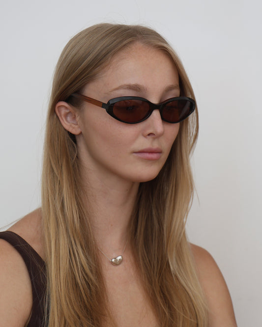 Gucci Brown Cat Eye Sunglasses