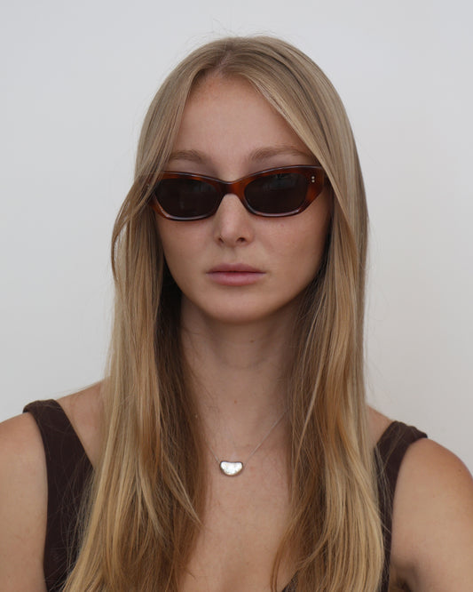 Gucci Brown Square Cat Eye Sunglasses