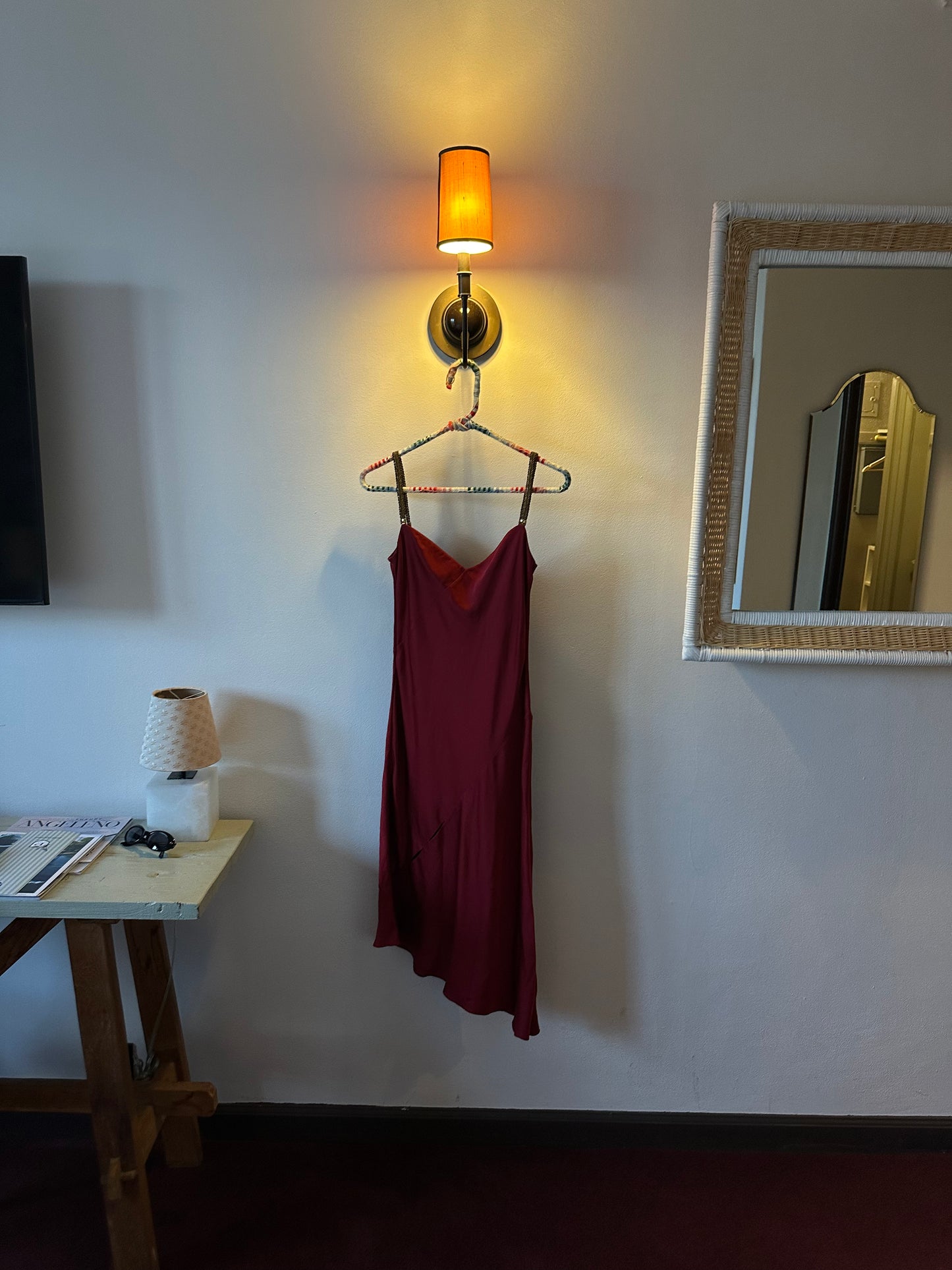 Versace Red Asymmetrical Dress S