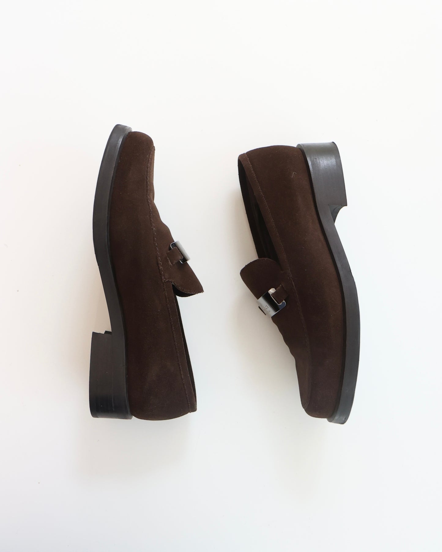 Gucci Brown Suede Loafers