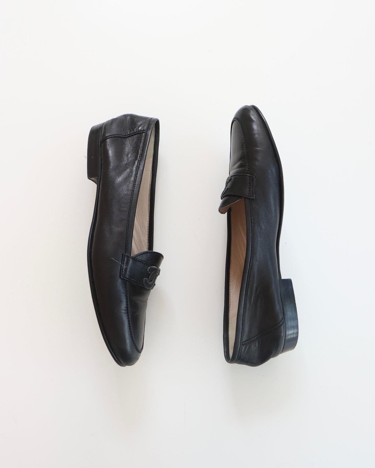 Chanel Black Loafers