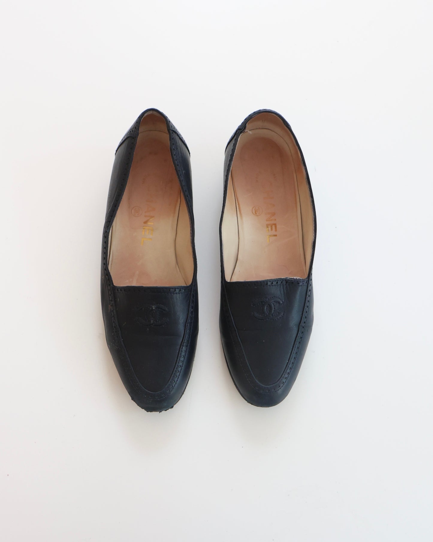 Chanel Black Loafers