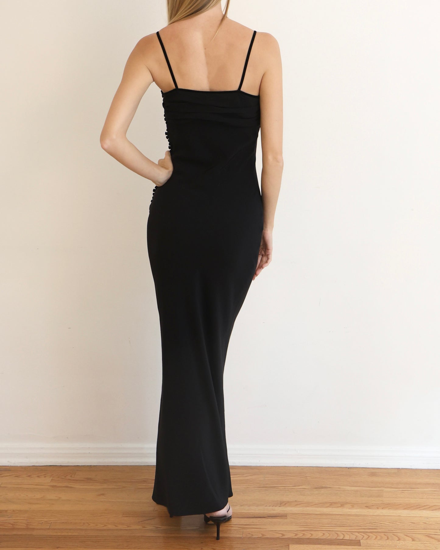 Christian Dior Galliano Black Bow Gown