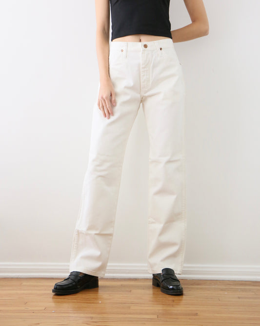 Wrangler Cowboy Cut Cream Jeans