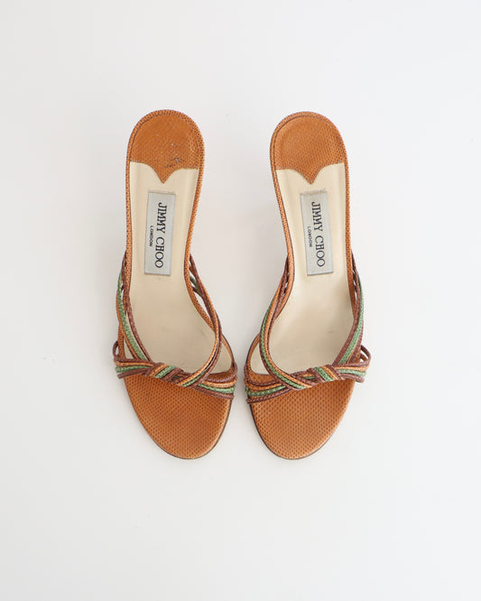 Jimmy Choo Orange Heels