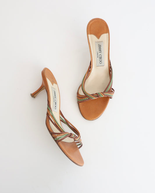 Jimmy Choo Orange Heels