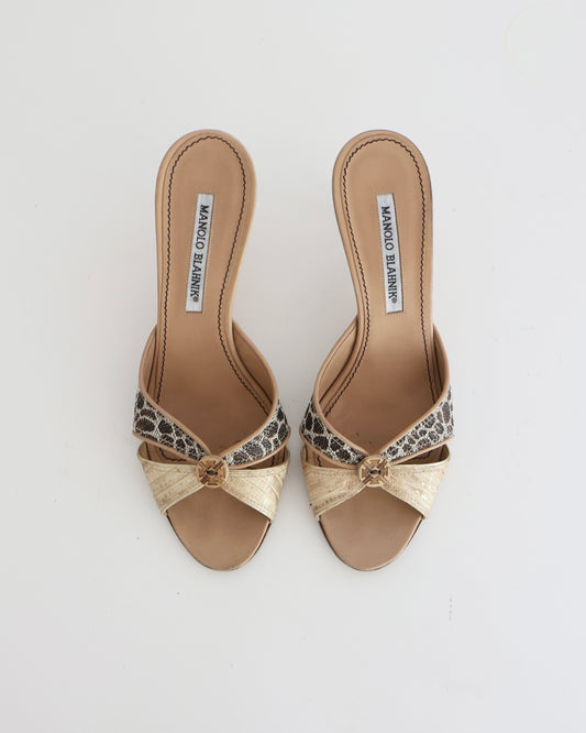 Manolo Blahnik Animal Heels