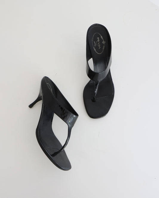 Vintage Prada T-Strap Heels