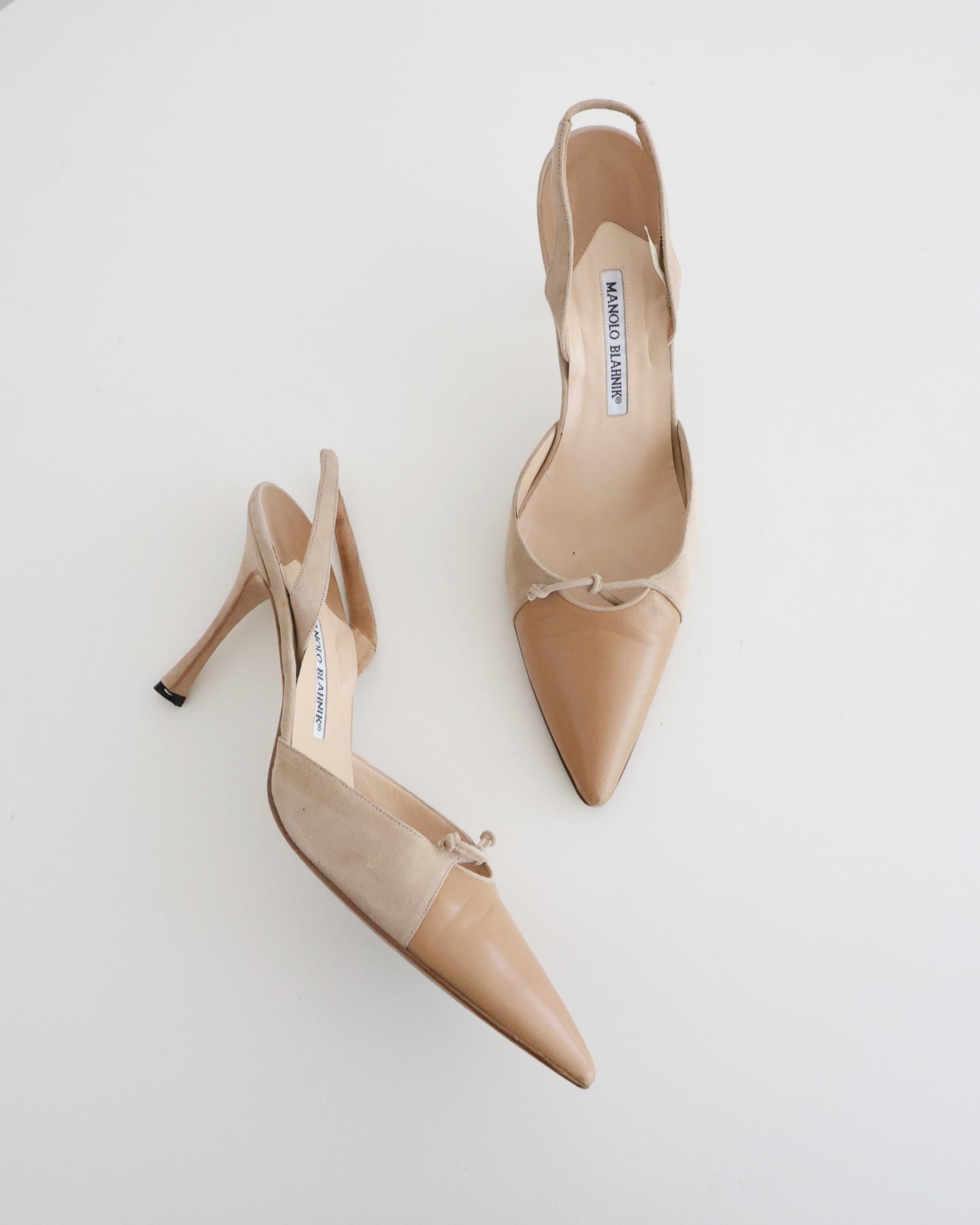 Manolo Blahnik Brown Cap Toe Heels 40.5