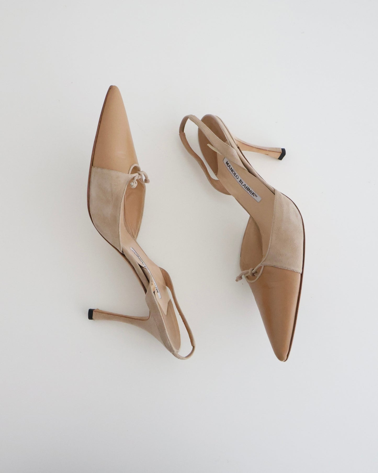 Manolo Blahnik Brown Cap Toe Heels 40.5