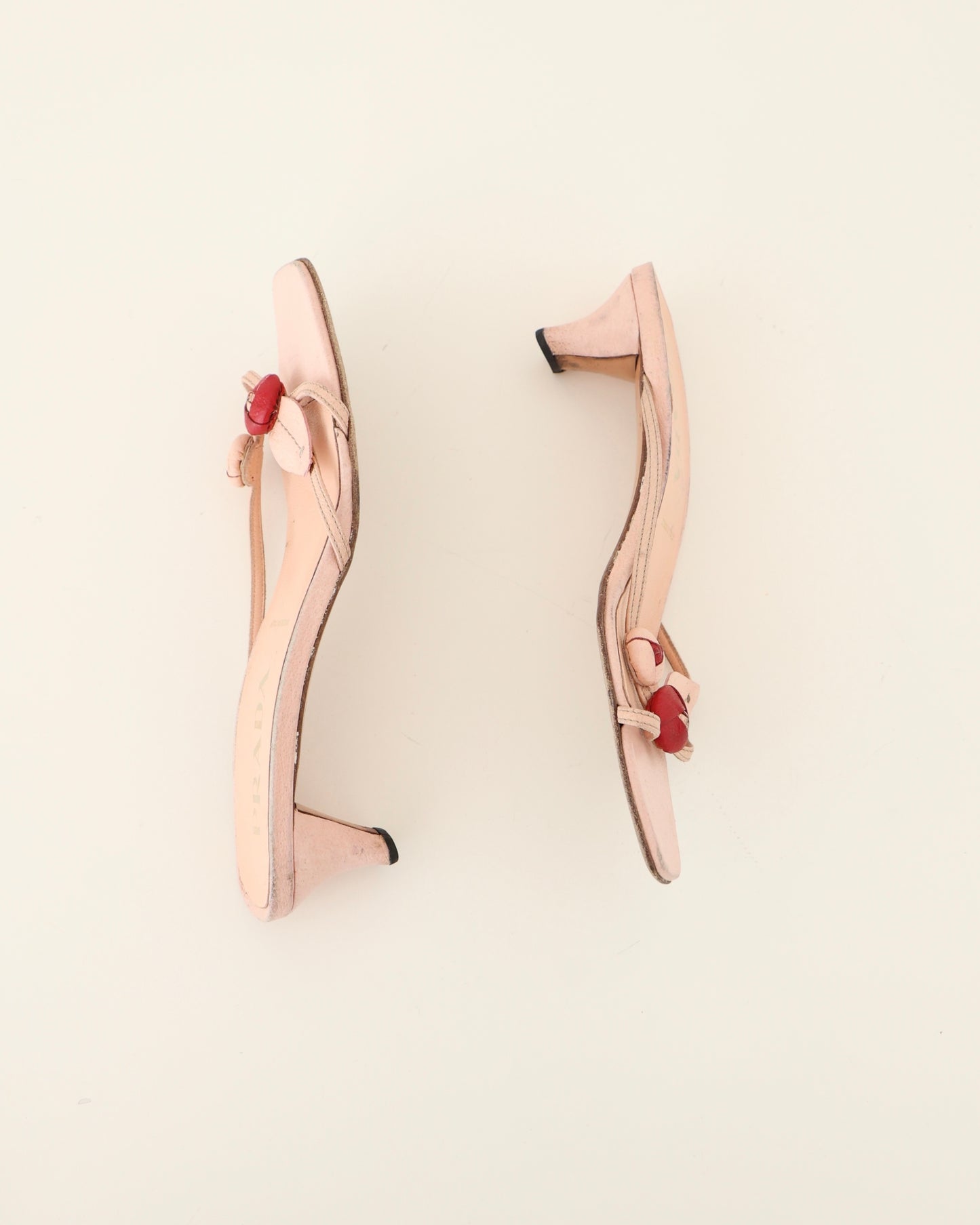 Prada Pink Rosette Heels 37.5