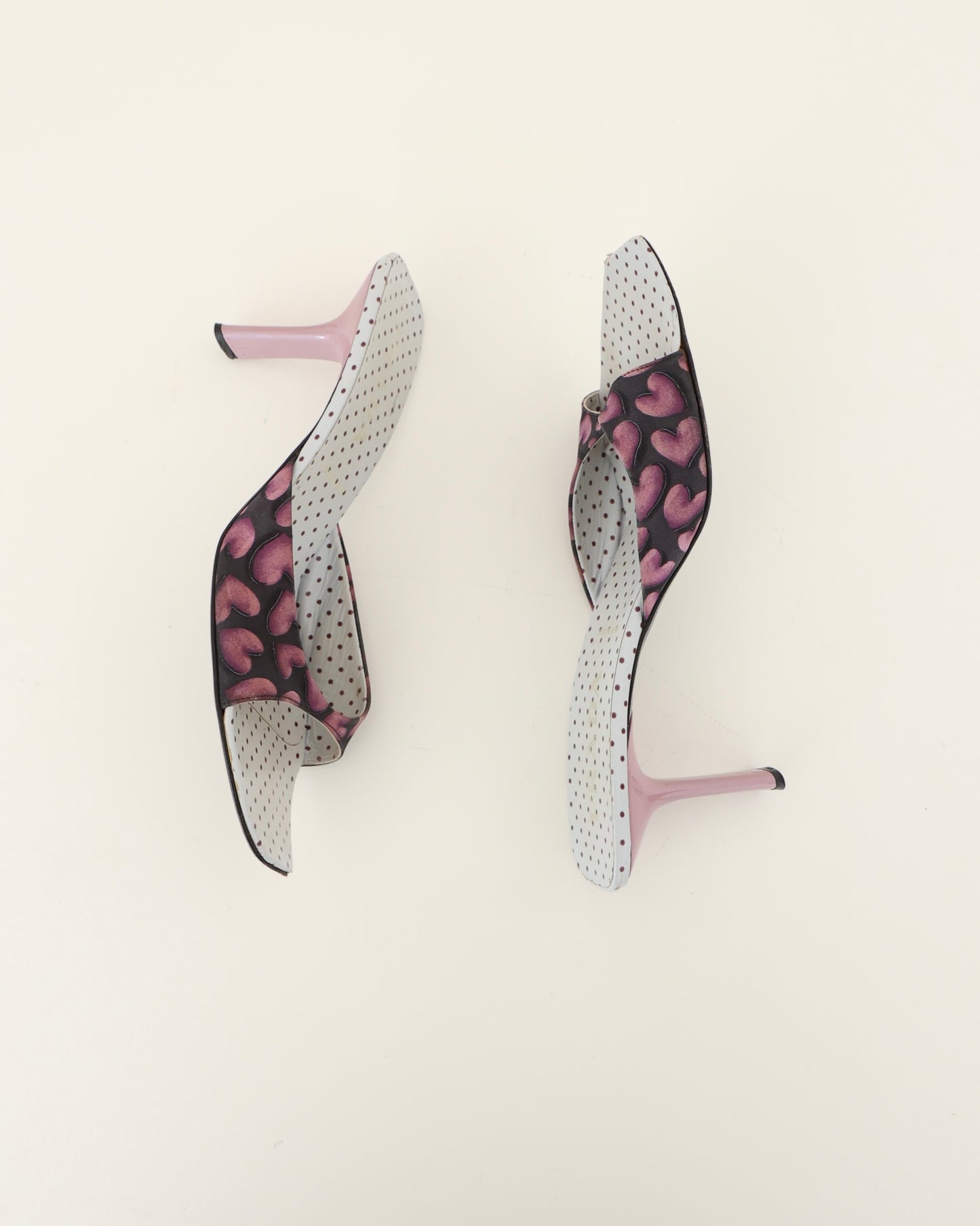 Prada Purple Heart Heels 40