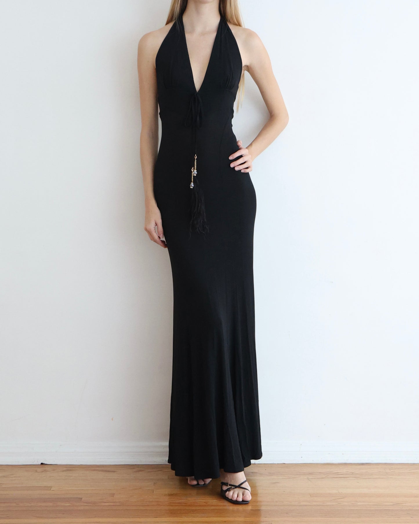 Roberto Cavalli Tassel Gown