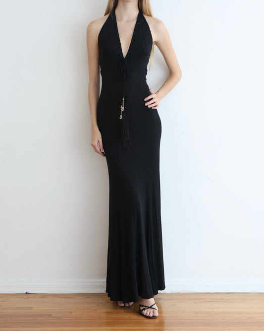 Roberto Cavalli Tassel Gown XS