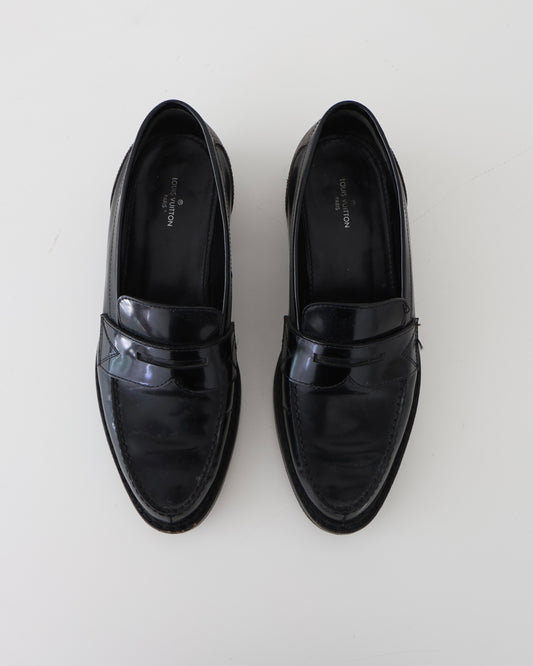 Louis Vuitton Black Loafers 37.5