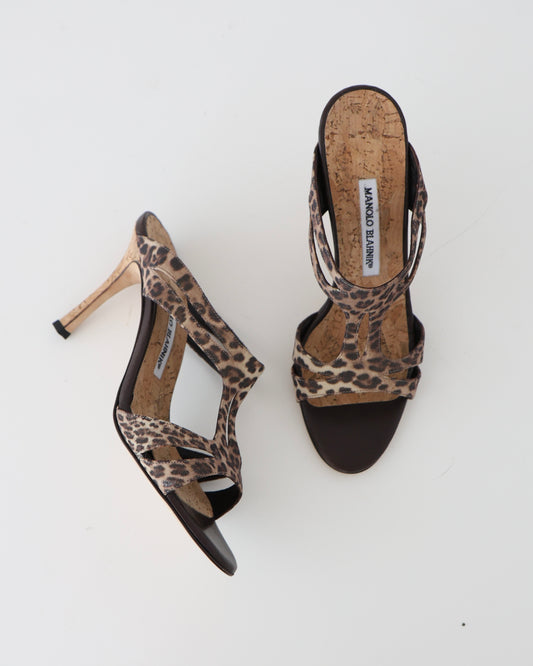 Manolo Blahnik Cheetah Heels 39