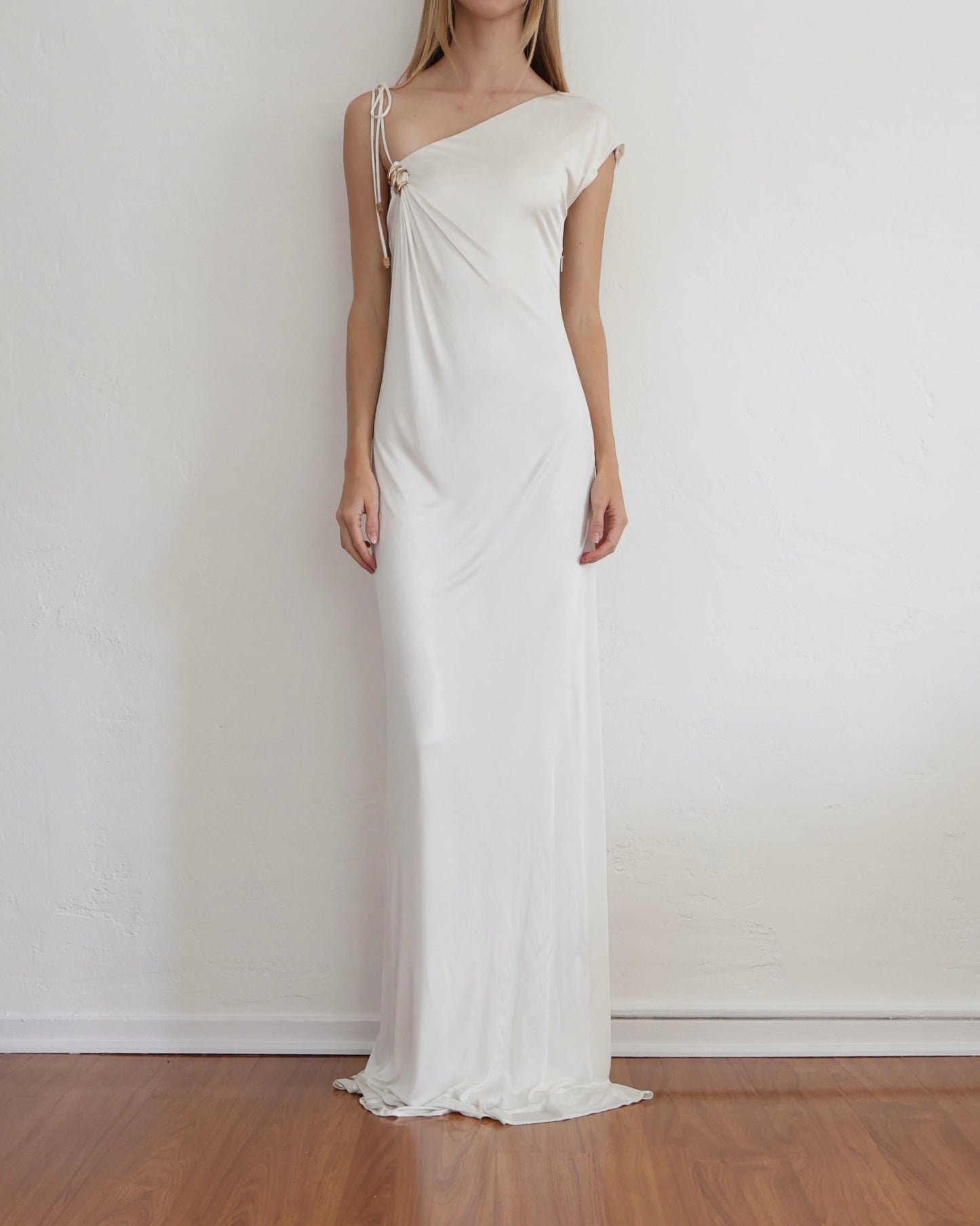 Roberto Cavalli White Gown