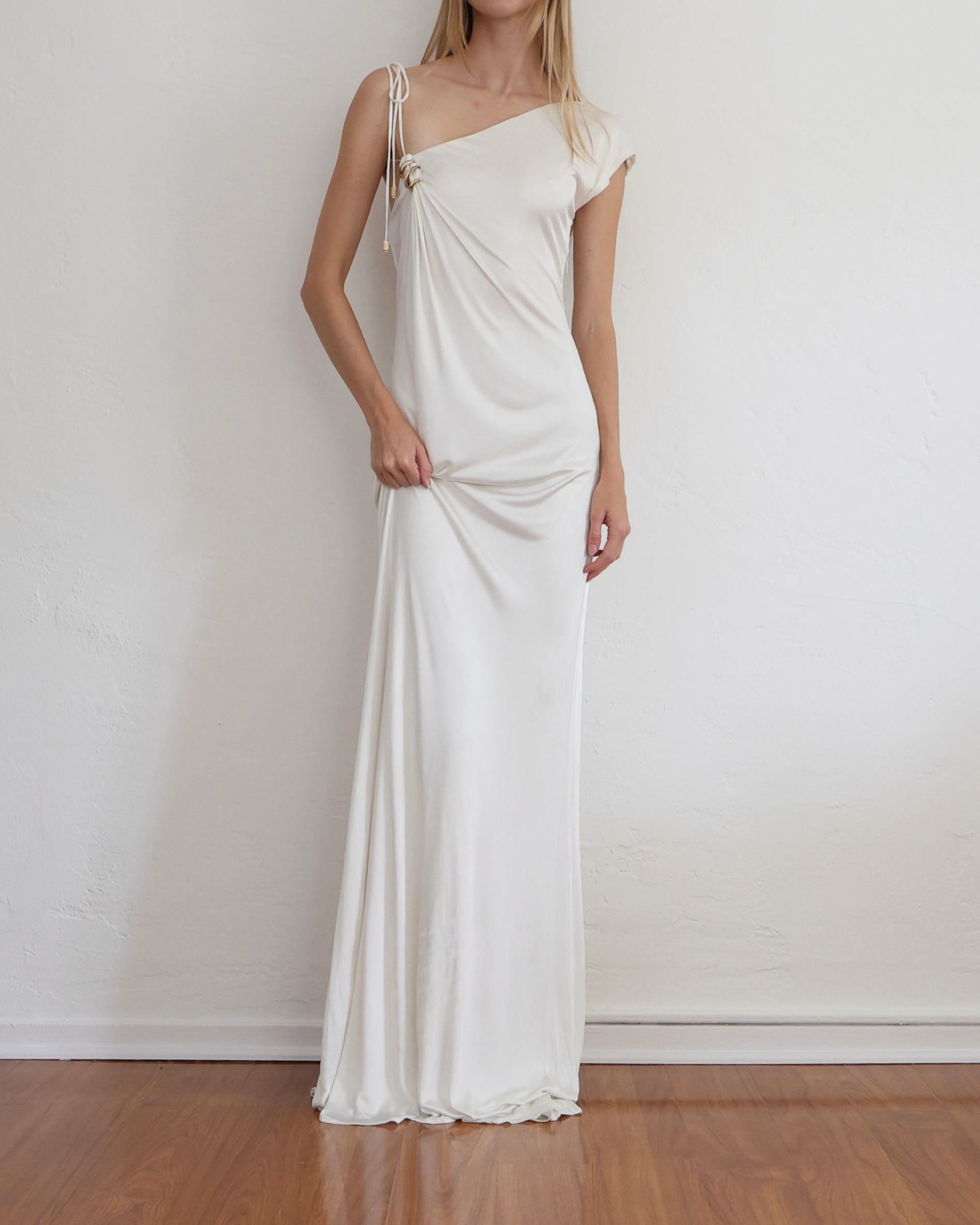 Roberto Cavalli White Gown