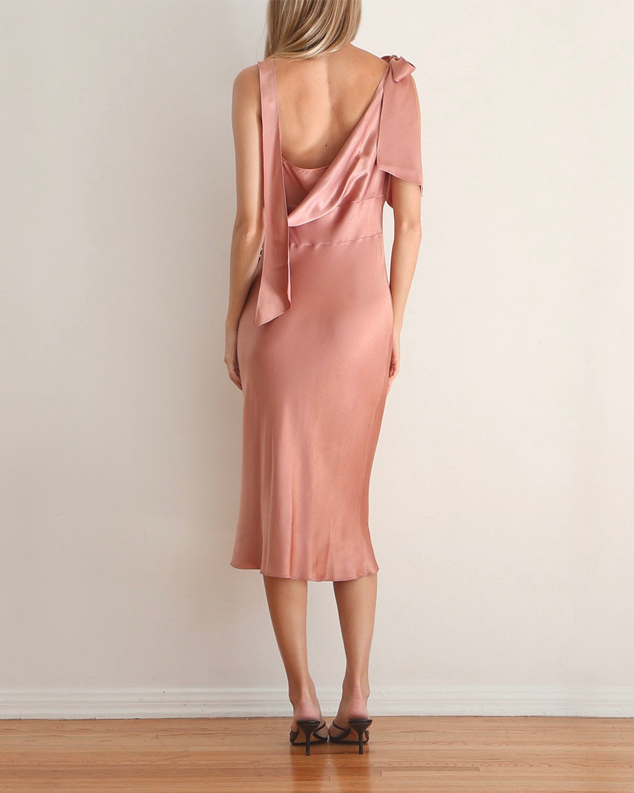 John Galliano Pink Silk Dress