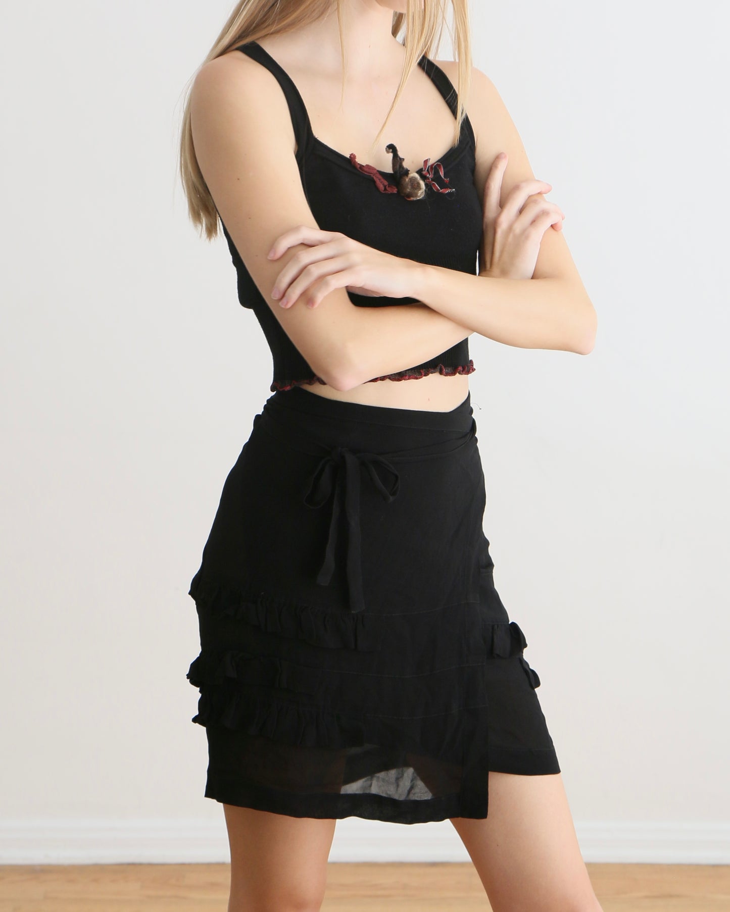 Comme Des Garcon Mini Wrap Skirt